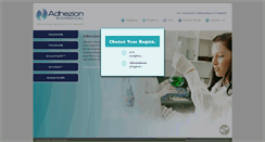Desktop Screenshot of adhezion.com
