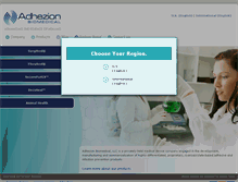Tablet Screenshot of adhezion.com